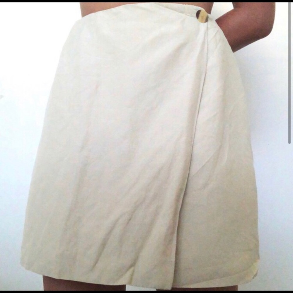 Wrap Skirt Tan